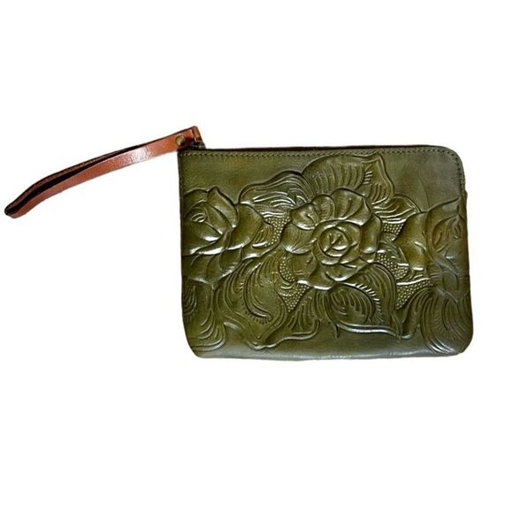 Patricia Nash Leather Wristlet - Picture 1 of 6